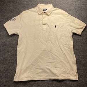 Polo Ralph Lauren Mens R2 Graphic Sleeve Short Sleeve Rugby Polo Shirt Large